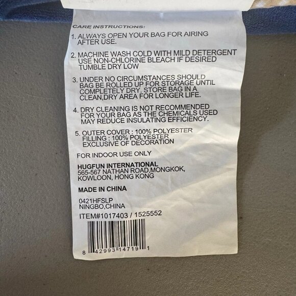 Toddlers HugFun Soft Fleece Blanket Triceratops Dinosaur Sleeping Bag Bedding - Picture 9 of 9